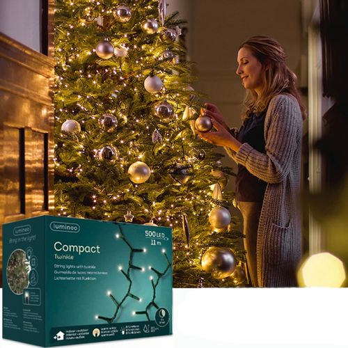 Novogodišnje LED compact sijalica twinkle za jelke 150-180cm slika 1