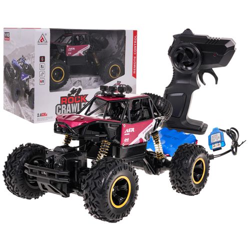 Buggy na daljinsko upravljanje MONSTER ROCK R/C 1:16 - crveni slika 7