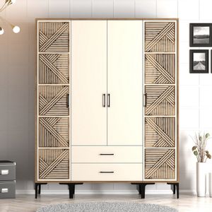 Kumsal PTP - Walnut, Cream Walnut
Cream Wardrobe