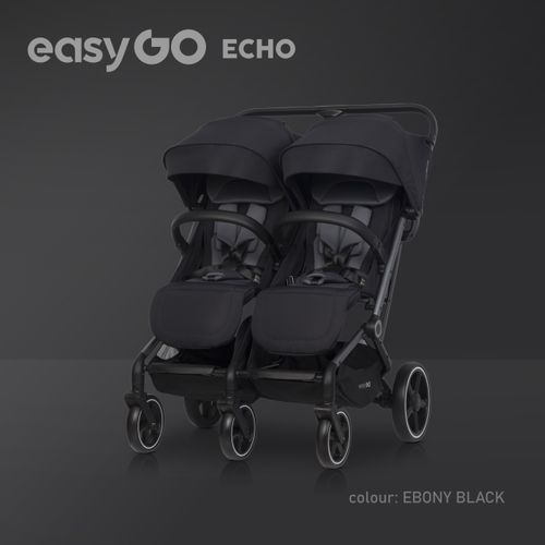 Eurocart Easy Go Echo Ebony Black Kolica Za Blizance slika 1