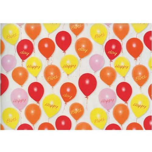 Papir ukrasni rola 2 m x 70 cm Sretni baloni, Herlitz slika 2