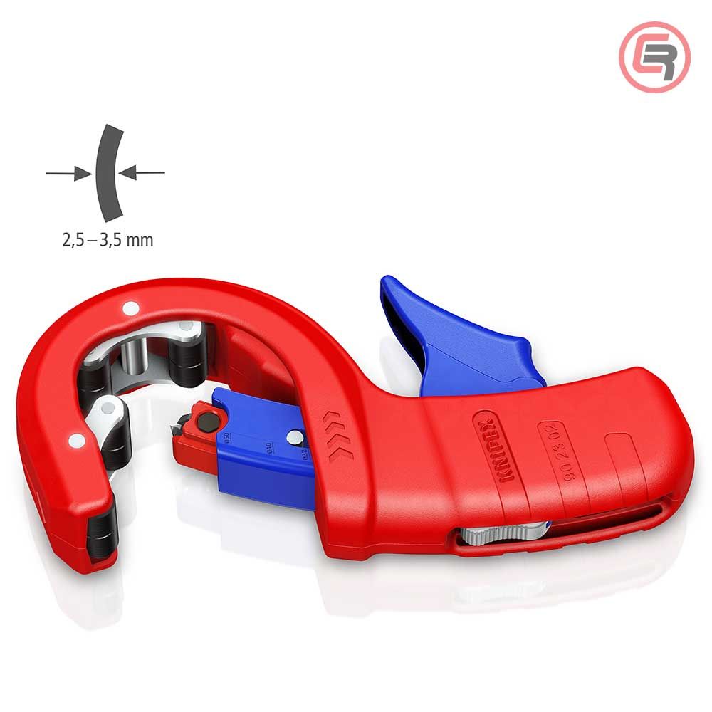 Knipex Rezač Za PVC Cijevi DPT50 - fi 32 / 40 / 50 mm - 90 23 02 BK slika 1