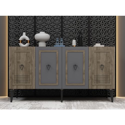 Asya - Walnut, Anthracite Walnut
Anthracite Console slika 1