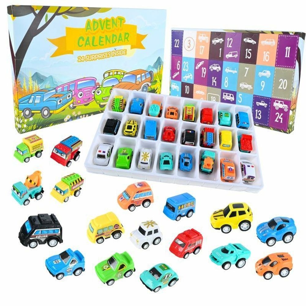 B60a adventski kalendar za djecu s automobilima slika 1