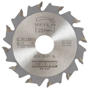 DEWALT LIST KRUŽNE PILE 102X22X12T DT1306