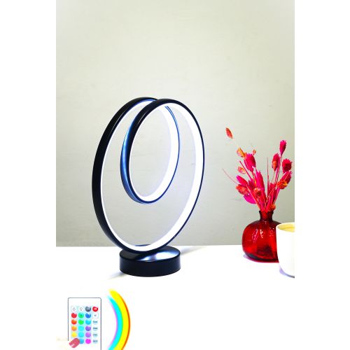 Opviq Stolna svjetiljka, Cezanne Black - Multicolor Light slika 9