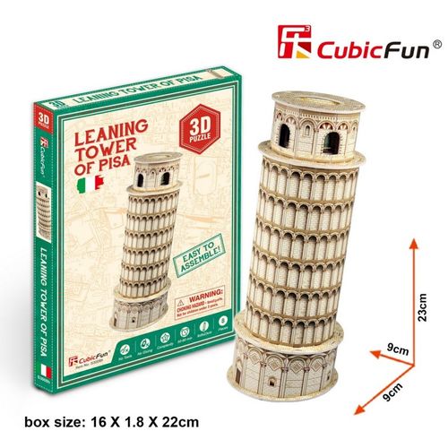 Cubicfun 3D puzle Kosi toranj u Pisi slika 2
