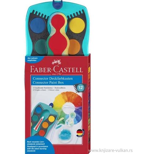 Vodene boje Faber Castell CONNECTOR 1/12 tirkiz 125003 slika 1