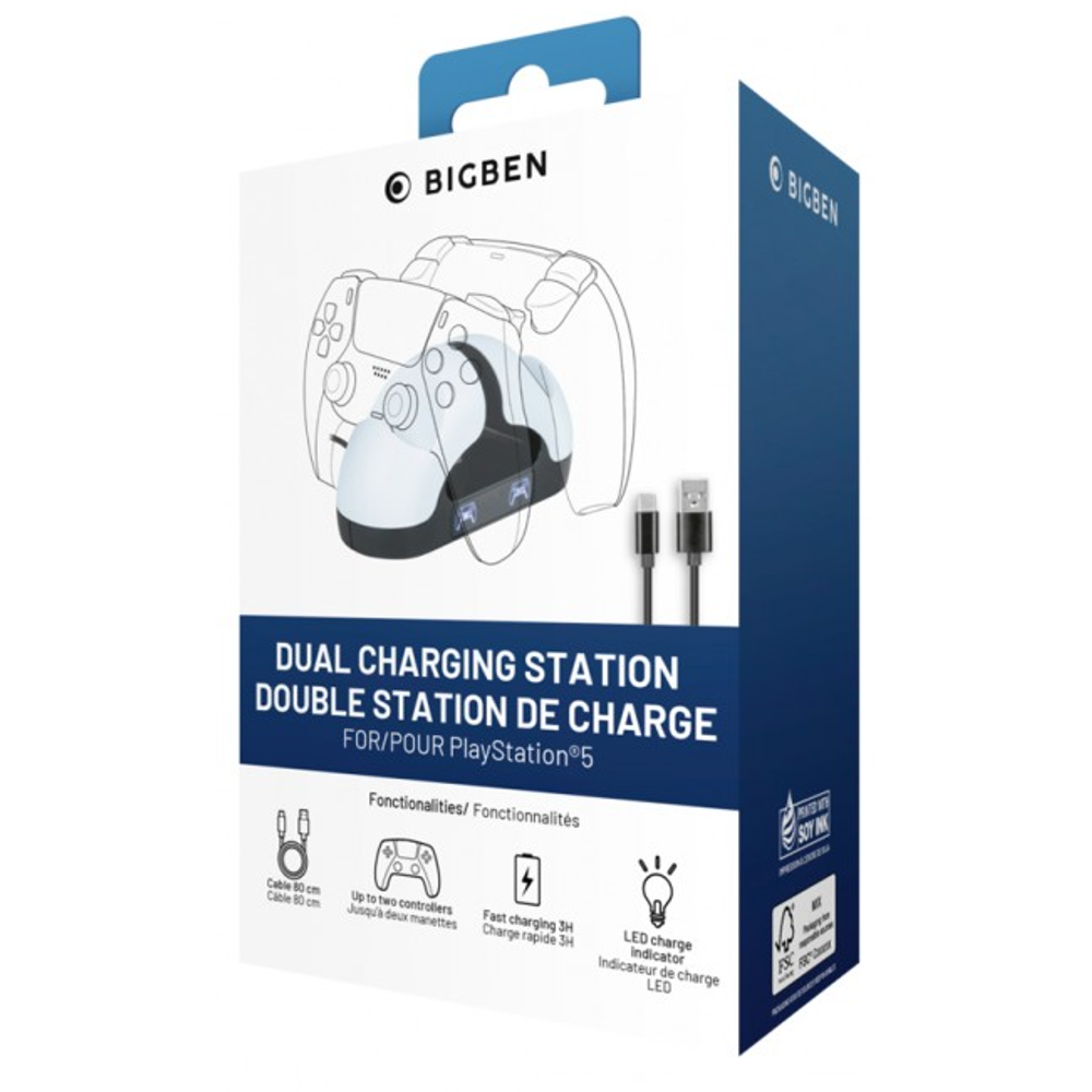 Bigben Dual Charging Station V3 (2 x Dualsense PS5 Controller) slika 1