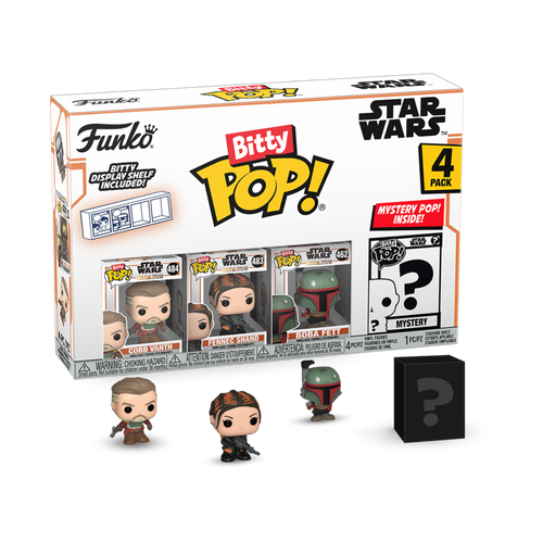 FUNKO BITTY POP: MANDALORIAN 4PK - MARSHAL slika 1