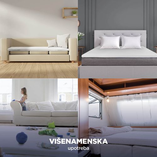 Naddušek sa efektom hlađenja Vitapur MemoSilver Premium Fresh 5+2 – 7 cm white 120x200 cm slika 13