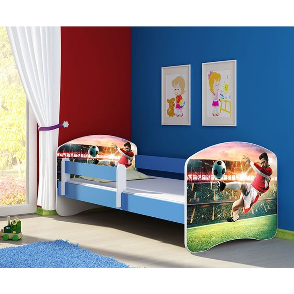 ACMA Dječiji krevet Acma II Blue - 140x70cm - Dezen 37 slika 1