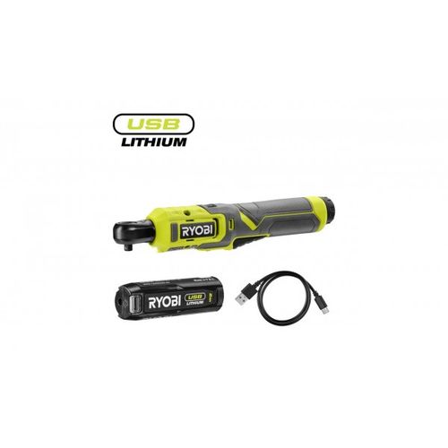 Ryobi aku račna RR14W4-120G(4v,Li-ion,1/4",8,2Nm,2Ah) 30r slika 1