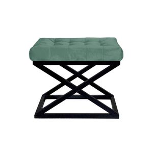 Capraz - Pouffe u crno-zelenoj boji v2