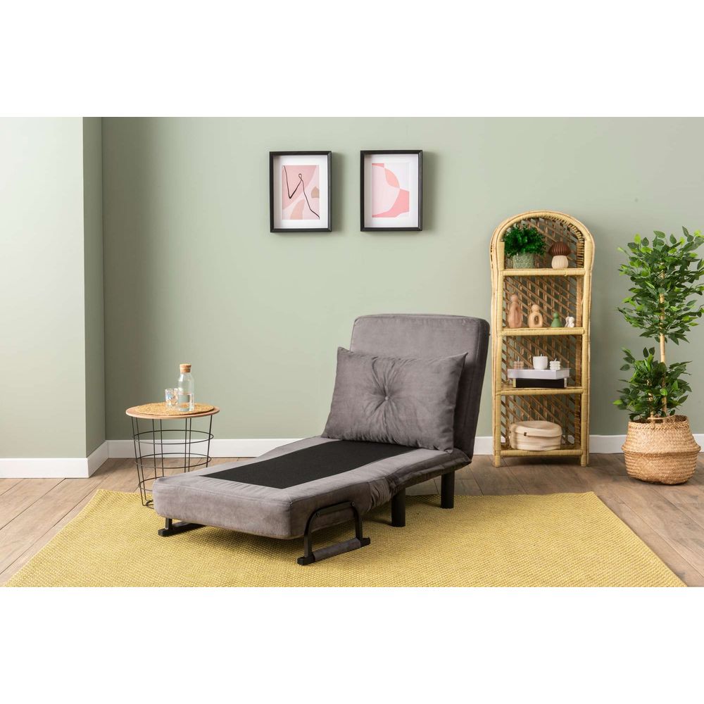 Sofa na razvlačenje Sento Singl - Sivi slika 4