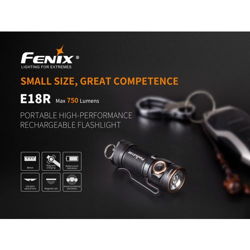 Fenix svjetiljka ručna E18R LED slika 6