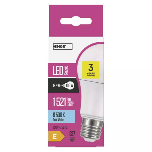 Emos LED sijalica Classic A60 14W E27 CW ZQ5162 slika 1