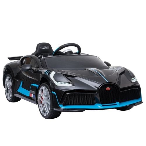 Licencirani Bugatti Divo crni lakirani - auto na akumulator slika 1