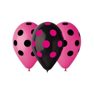 GS110-P157HN Baloni Pink/Crni 30cm, 5kom