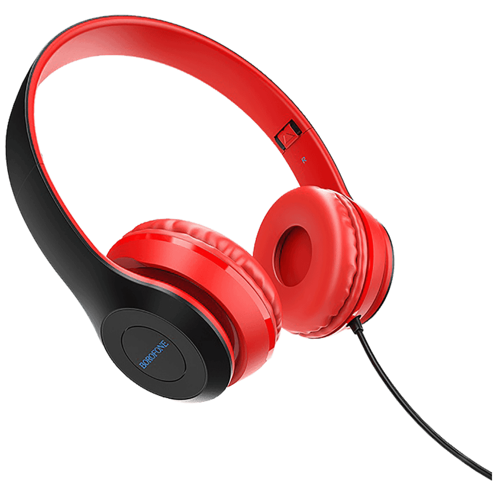 Borofone Slušalice sa mikrofonom - BO5 Star sound Red slika 4