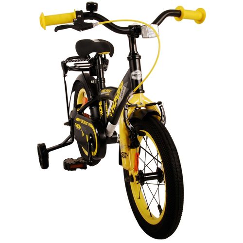 Volare dječji bicikl Thombike 14" crno-žuti slika 10
