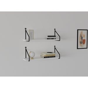 Reco - White White Wall Shelf