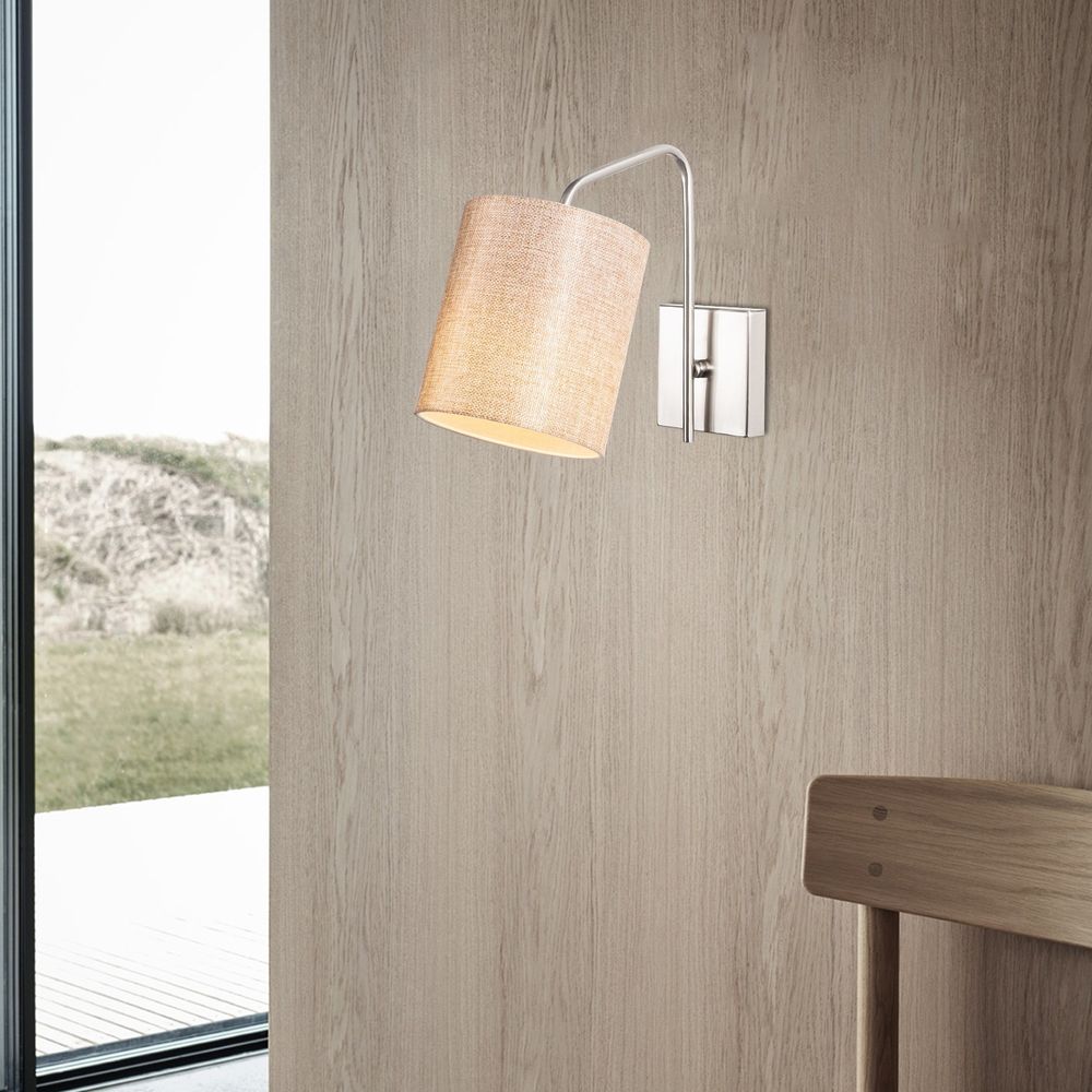Zidna Lampa Ve - 6001 Nickel Cream slika 1