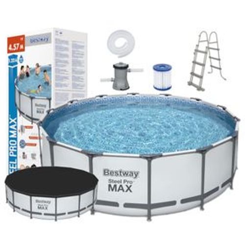 Bazen Bestway Steel Pro Max 457*122 cm s pumpom slika 1