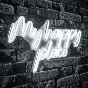 Wallity Dekorativna plastična led rasvjeta My Happy Place - bijela