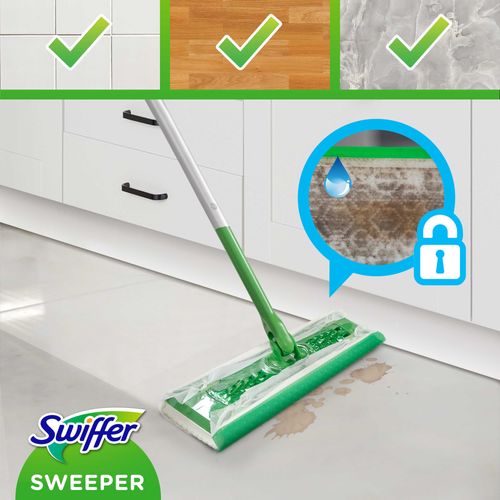 SWIFFER Sweeper osnovni set za čišćenje podova , 1 drška, 8 suvih krpa i 3 vlažne maramice  slika 8