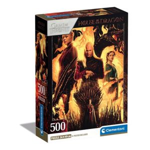 Clementoni CL35548 Puzzle 500 HOUSE OF DRAGON, 500kom