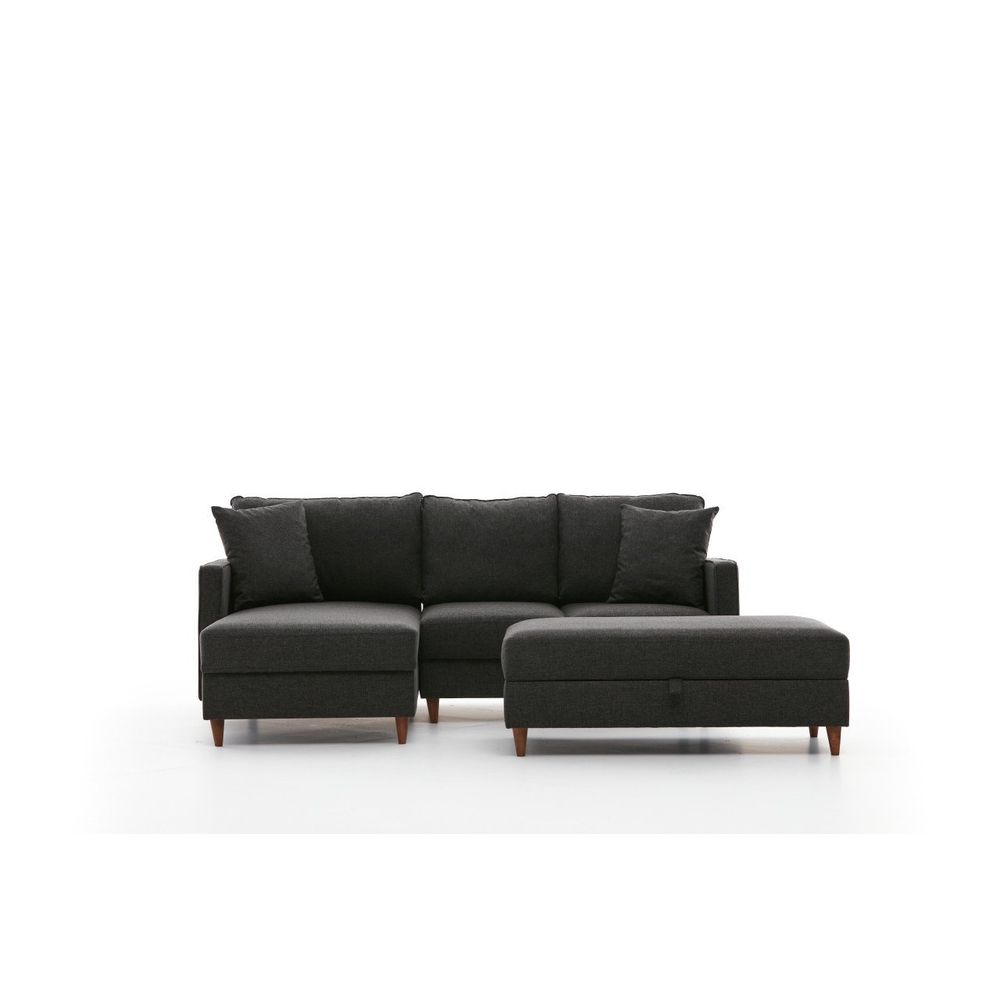 Ugaona Sofa Eva Left - Antracit slika 6