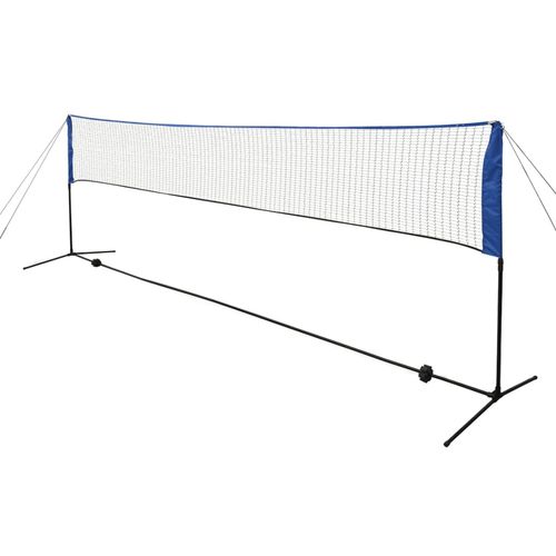 Set za Badminton s Mrežom i Lopticama 500x155 cm slika 29