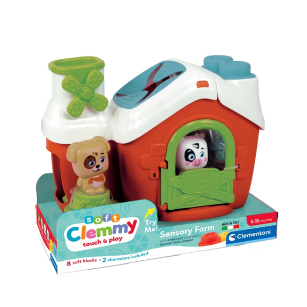 Clemmy senzorna farma sortirnica za pse i krave Clementoni 17993 slika 1