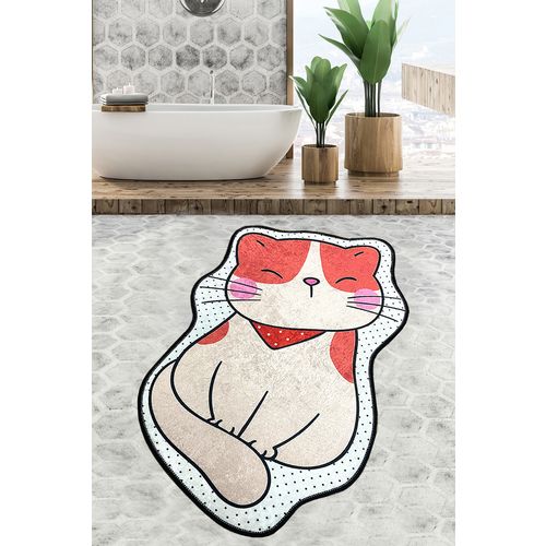 Katze (80 x 100) Multicolor Bathmat slika 1