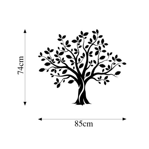 Wallity Metalna zidna dekoracija, Monumental Tree 14 slika 5