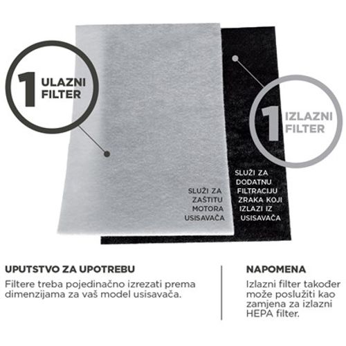 SET UNIVERZALNIH FILTERA ZA USISAVAČE slika 1