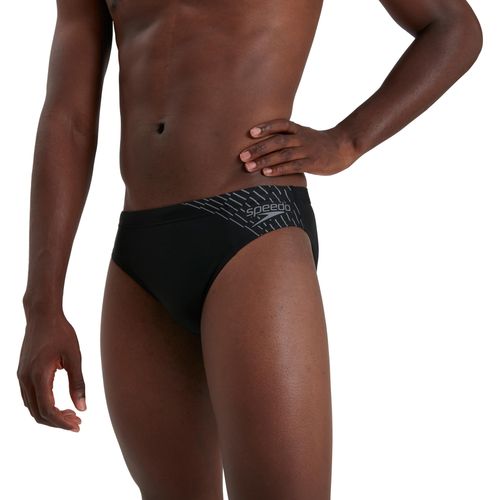 Speedo Muške kupaće gaće MEDLEY LOGO 7CM BRF AM BLACK/GREY slika 2