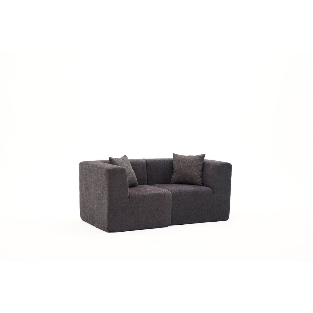 Dvosjed Sofa Raks - antracitna boja slika 5
