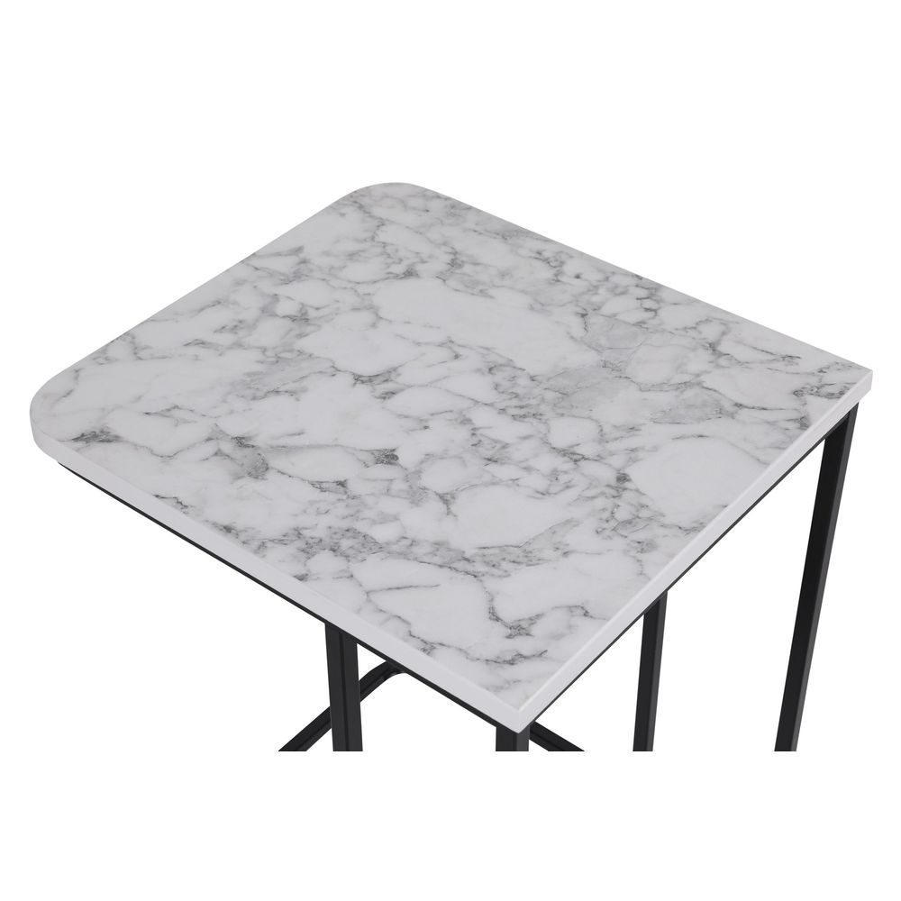 Ce Metal Zigon - 9404 Bijelo-Crni Set od 3 Stolića slika 8