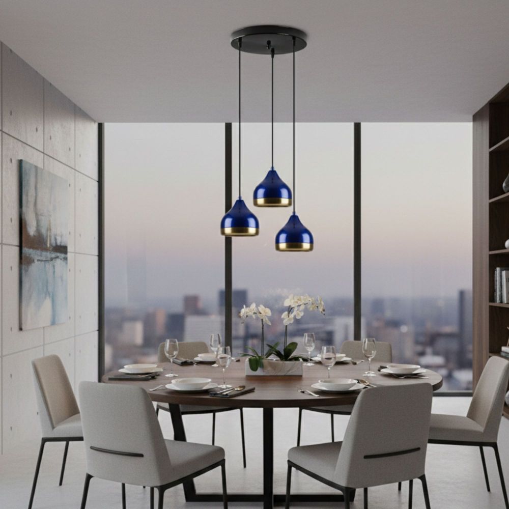 Luster Yıldo M-6871-F - tamno plava boja slika 3