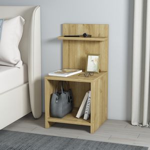 Vıdora - Oak Oak Nightstand