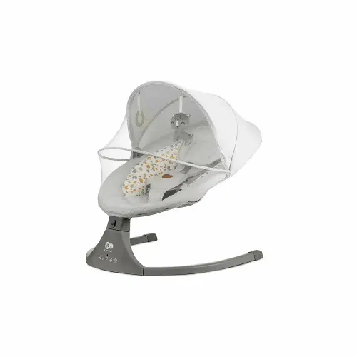 Kinderkraft Električna njihaljka LUMI 2, Light Grey slika 5