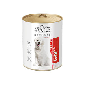 4Vets Natural Complete Dog Govedina 800g