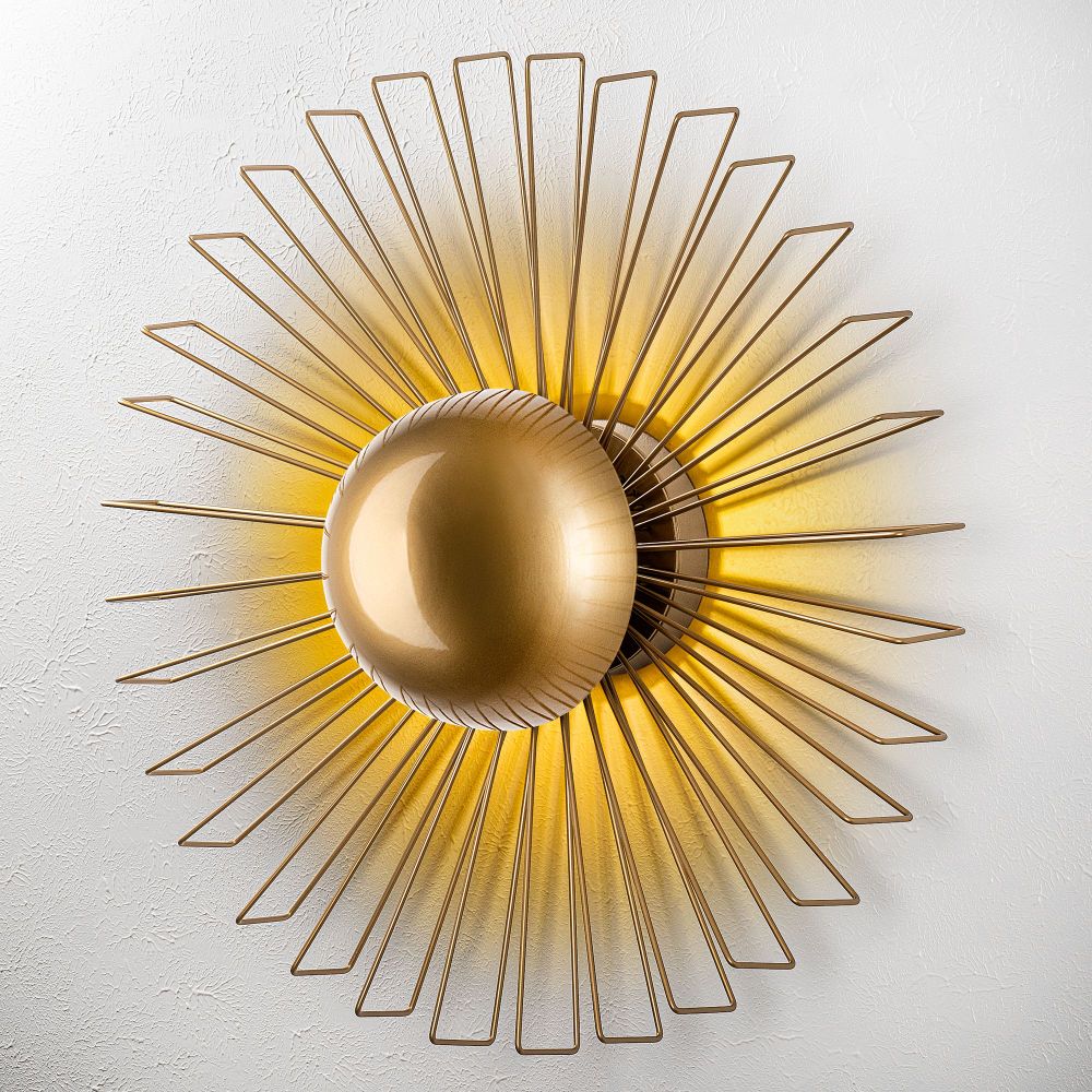 Zidna Lampa Kaya - 15236 - L, boje: Zlato slika 7