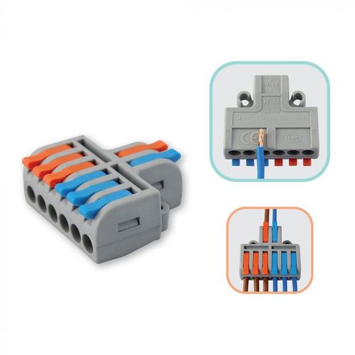 Commel Brza klema 2-6 0,2-2,5(4) mm2, 5 komada slika 1