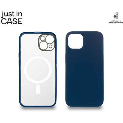 2u1 Extra case MAG MIX PLUS paket PLAVI za iPhone 13 slika 1