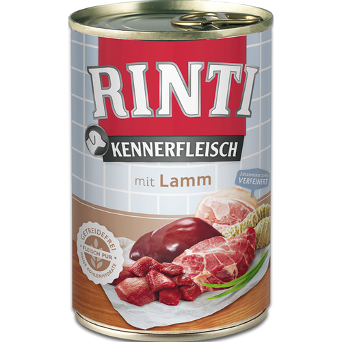 RINTI Kennerfleisch mit Lamm, hrana za pse s janjetinom, 800 g slika 1