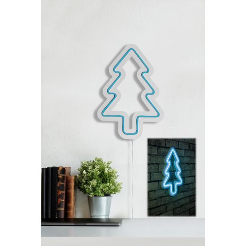 Wallity Ukrasna plastična LED rasvjeta, Christmas Pine - Blue slika 3