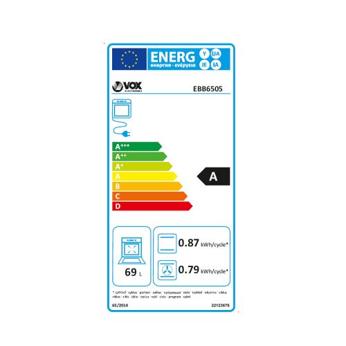 VOX EBB 6505 ugradbena pećnica slika 5
